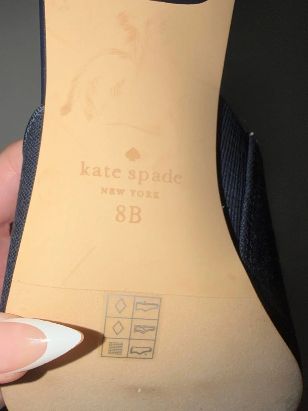 Kate Spade New York Navy Blue  Sandals